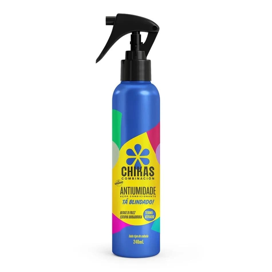 Finalizador Antiumidade Combinación 240mL Chikas Cosméticos