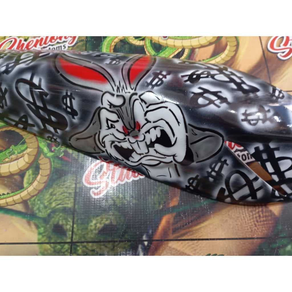 Protetor de Escapamento Grafitado XRE 300 2009 ate 2019 ( PERNALONGA)