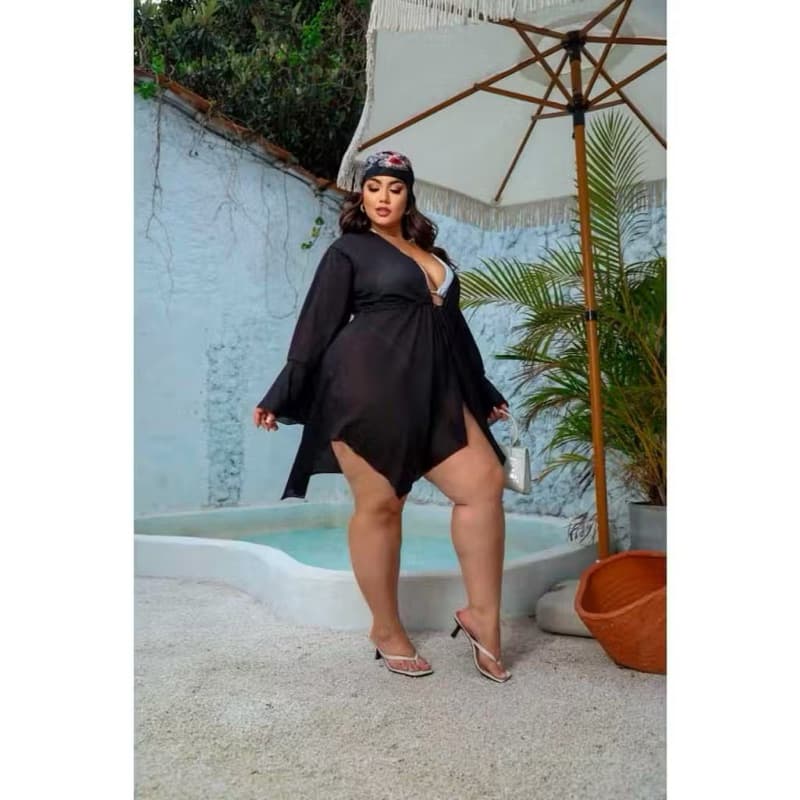 Saida de Praia Bico Plus Moda Verão Praia