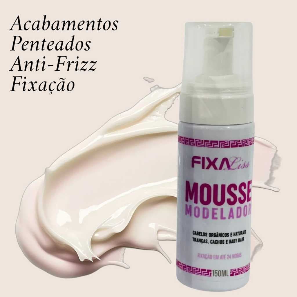 MOUSSE 150ML CABELO ESPUMA BOX BRAIDS MODELADOR PROFISSIONAL