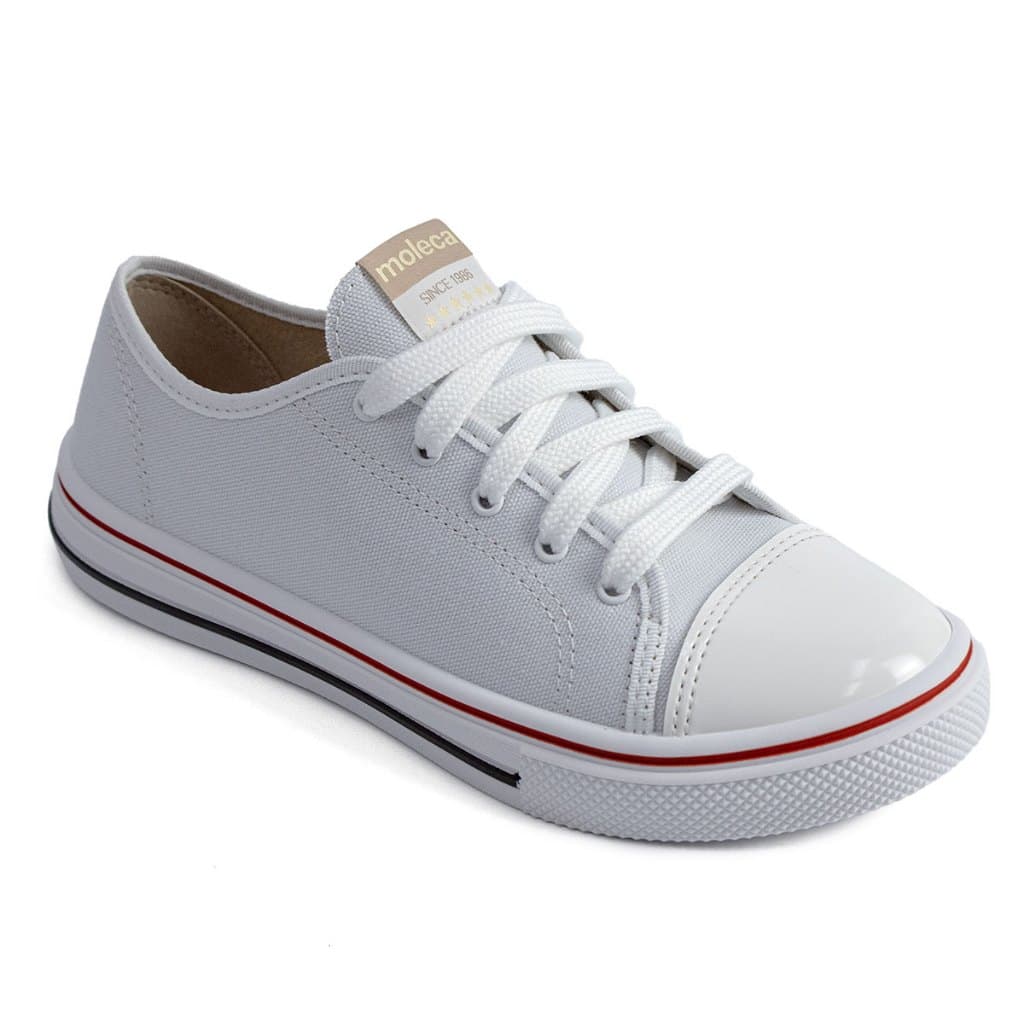 Tênis Moleca Feminino Lona Casual Estilo 5796-204 Branco