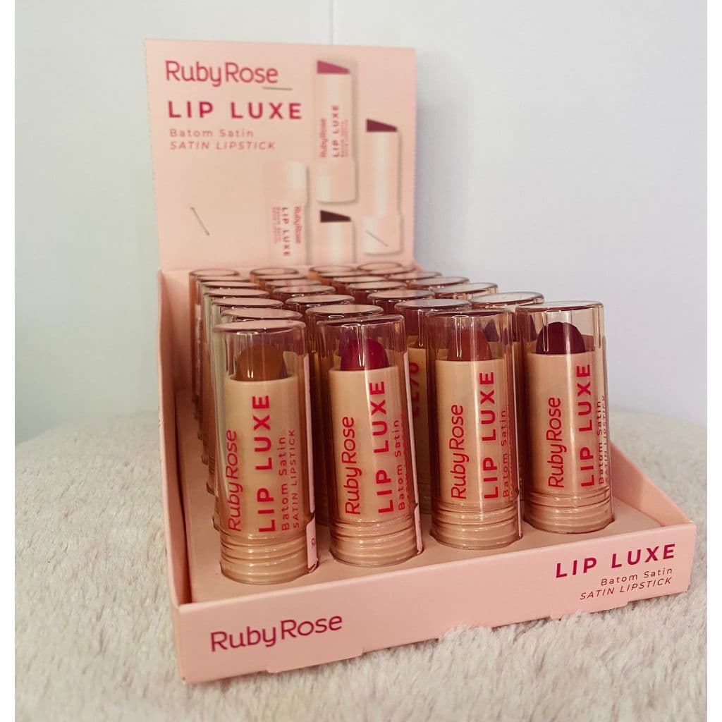 Batom Bastão/Batom Satin Lip Luxe Bastão Ruby Rose 4g - HBL60001