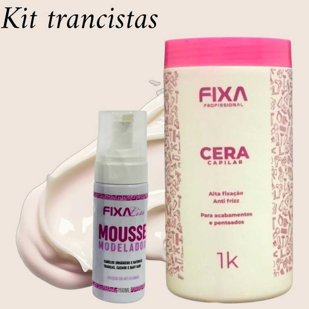 KIT POMADA + MOUSSE CAPILAR ESPUMA MODELADORA