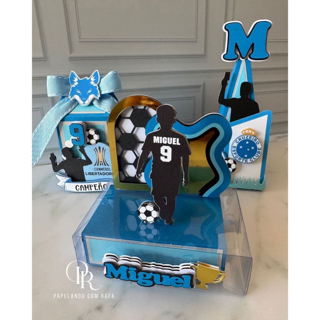 Kit de Personalizados Cruzeiro - Futebol | Lembrancinhas prontas para festas e Aniversários