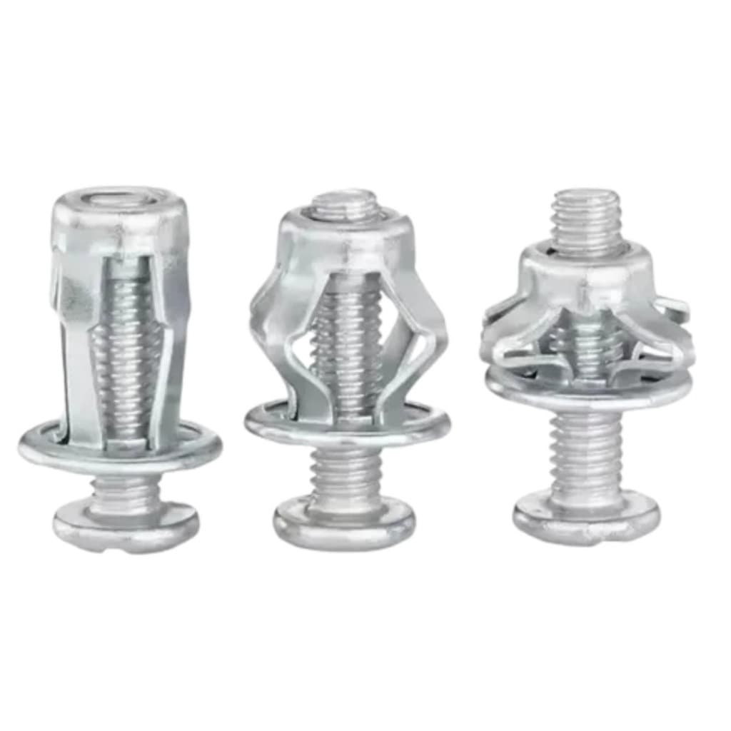 Kit Grampos Rebites De Expansão Metal M5x25mm