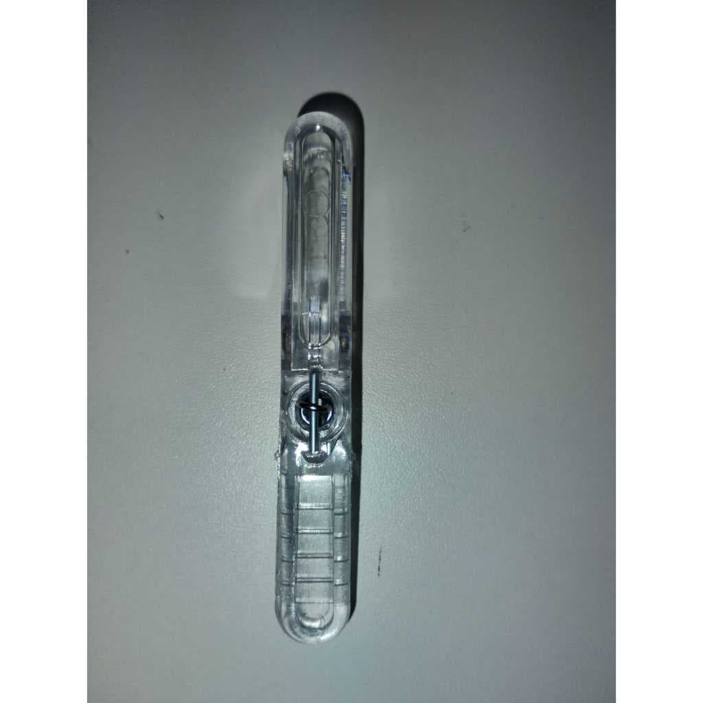 Presilha para Cabides de Acrilico Slim Transparente  Alta Pressão Kit com 50