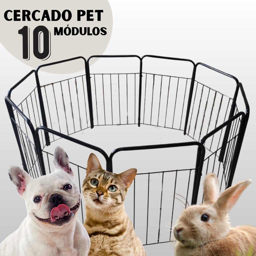 Cercado Pet Cercadinho Para Cachorro Coelho Gato
