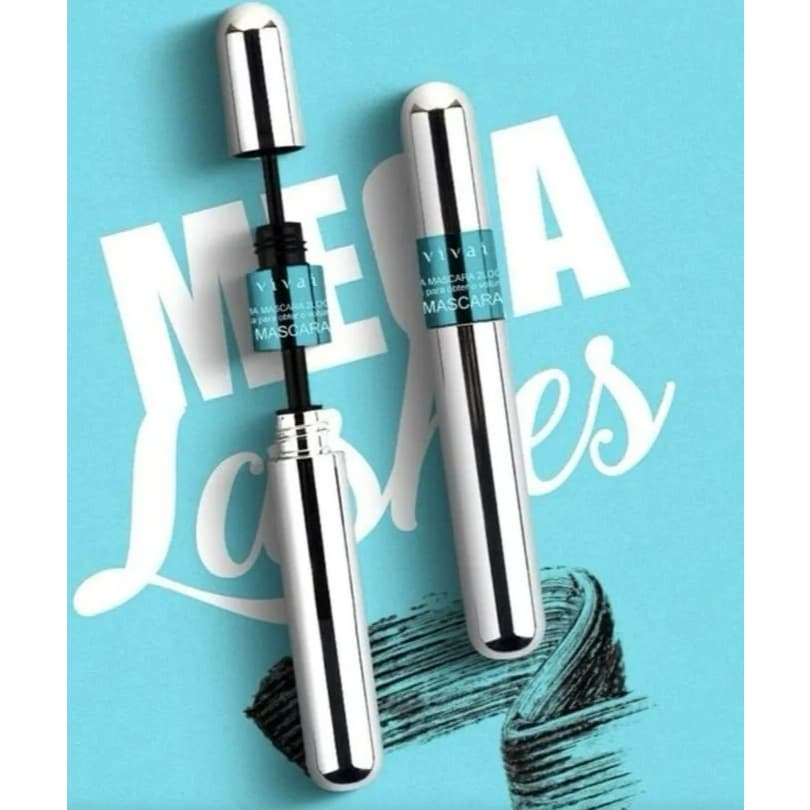 Mascara Para Cilios Alonga Rímel Mega Lashes Vivai 2 em 1 REF: 2176.1.1
