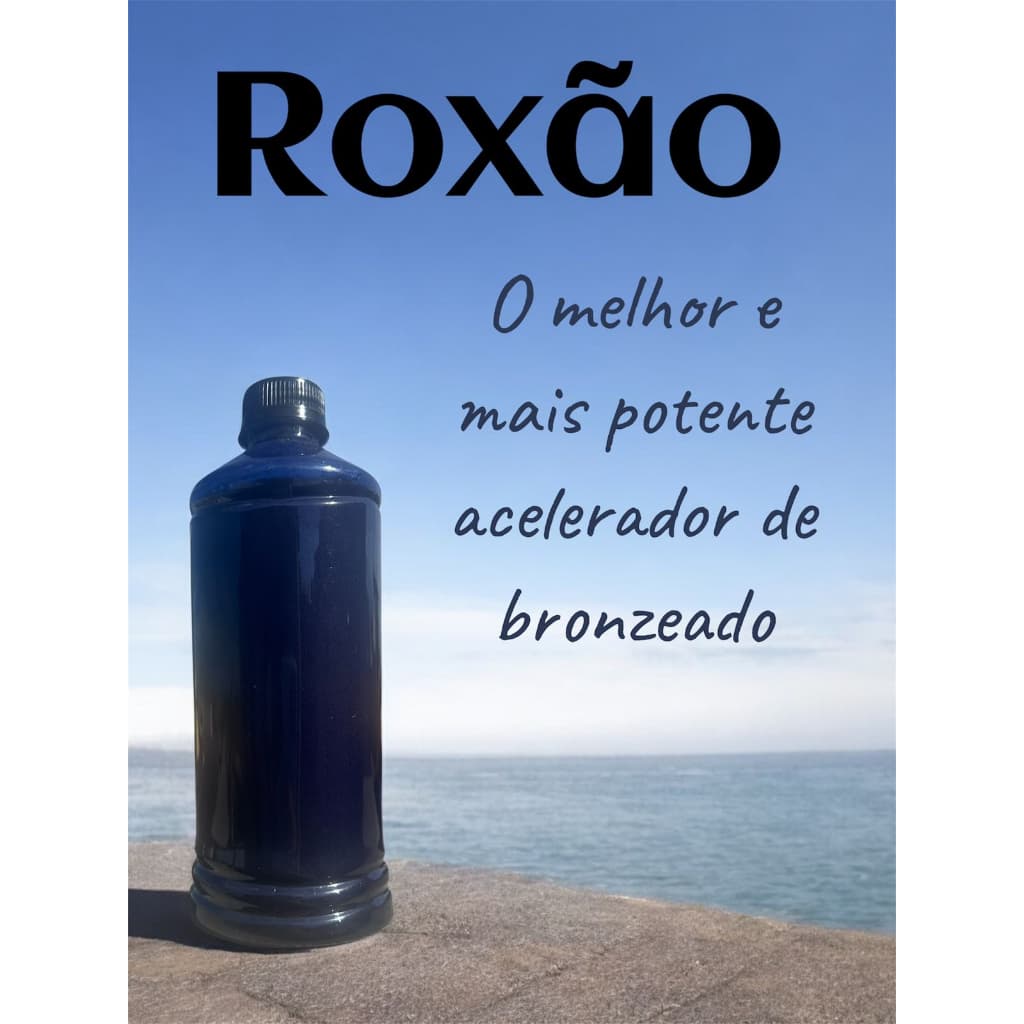 roxão o melhor acelerador de bronzeado 500 ml