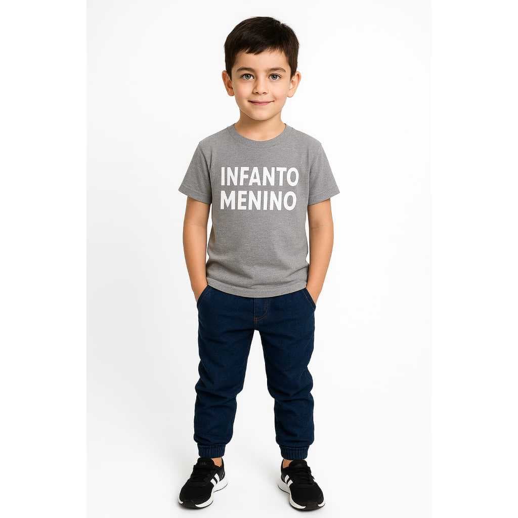 Calça infantil Bebe menino Jogger Masculina - Calça de criança Diversas Cores