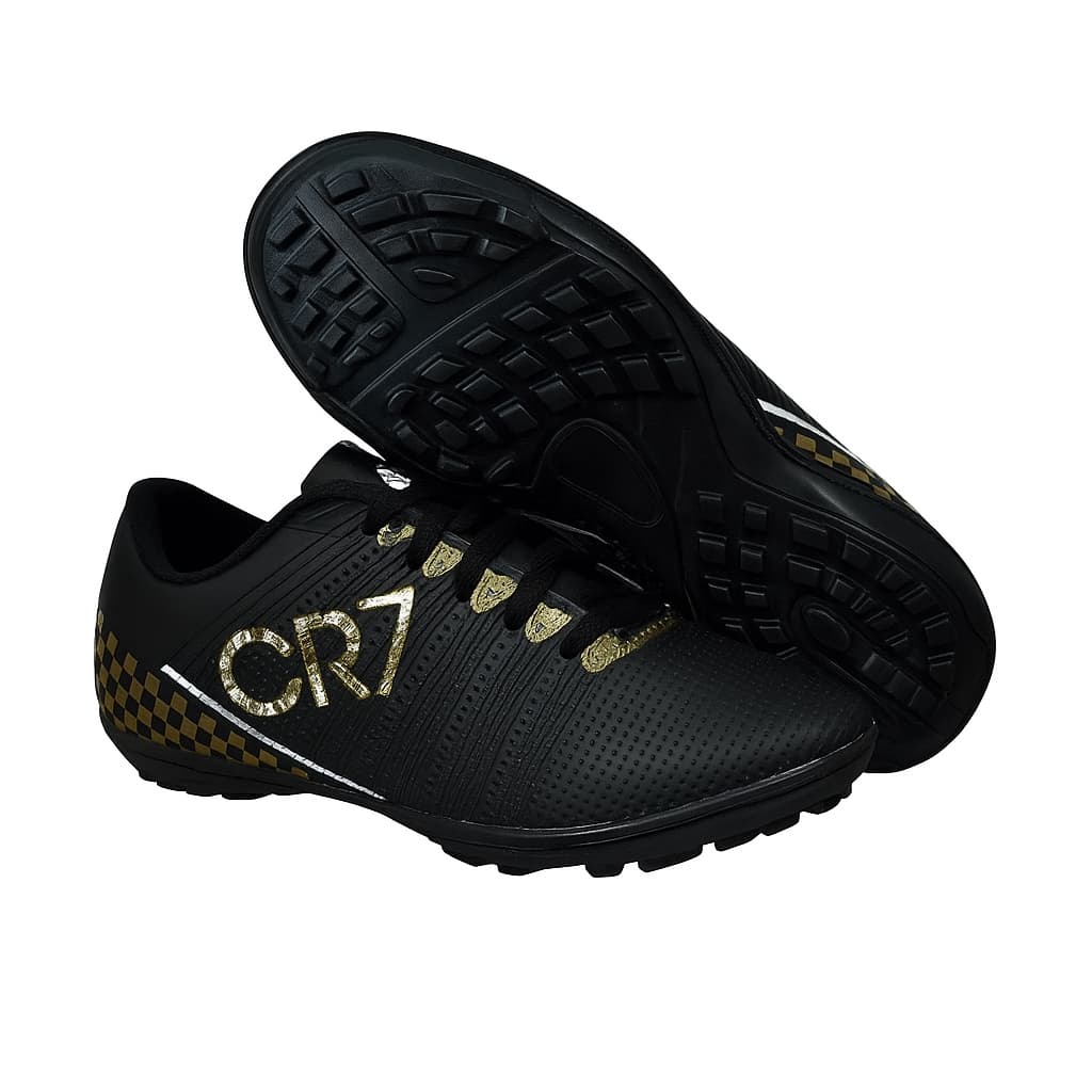 Chuteira Futebol Society Masculina infantil Cr7 Futebol Grama Sintética 26 ao 35