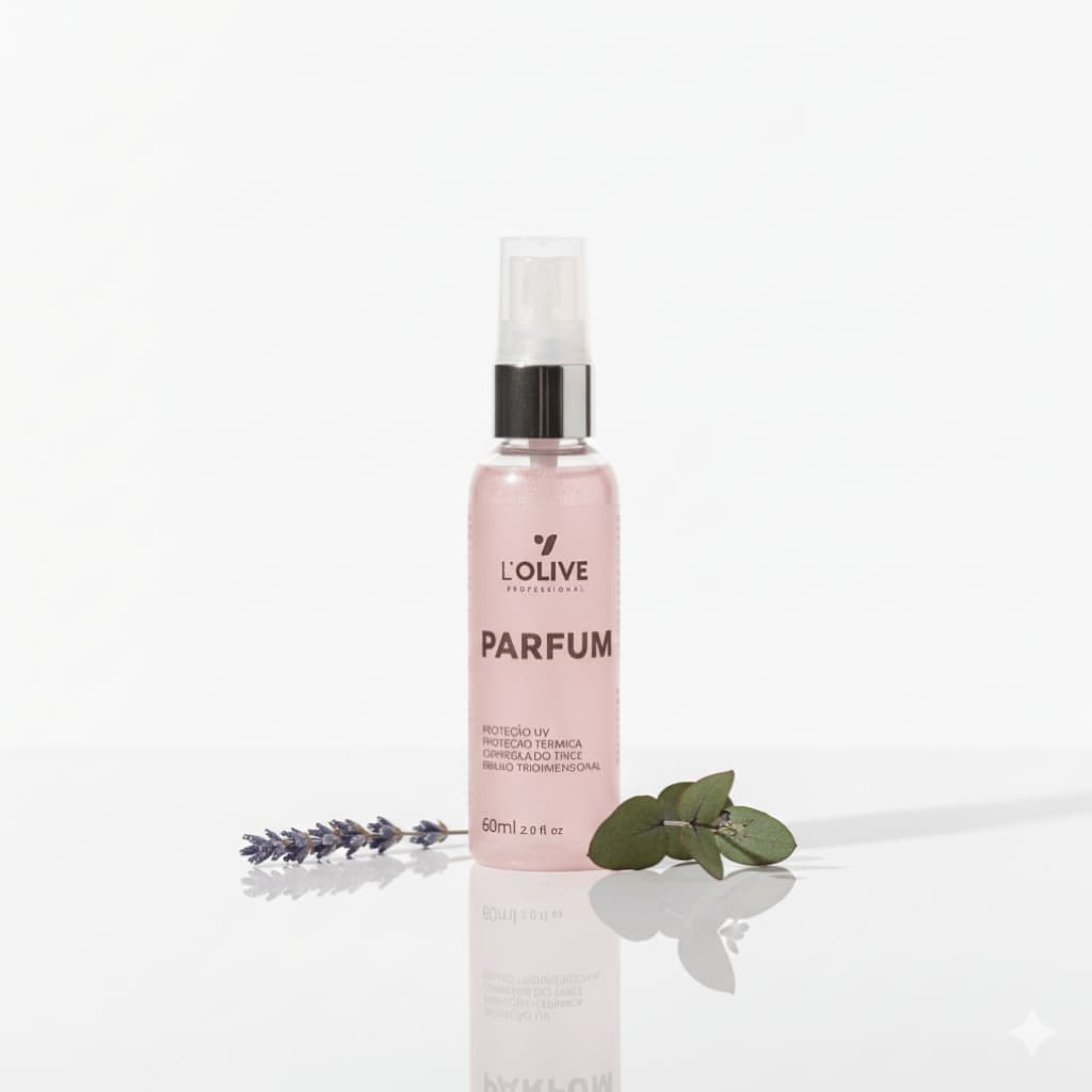 Perfume Capilar Lolive VIP 60ml – Brilho 3D, Proteção UV, Antifrizz e Fragrância Duradoura