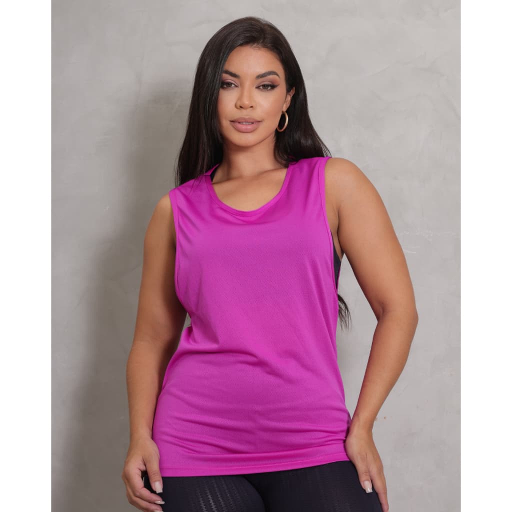 Regata Camiseta Dry Fit  Feminina Academia- 1 unidades