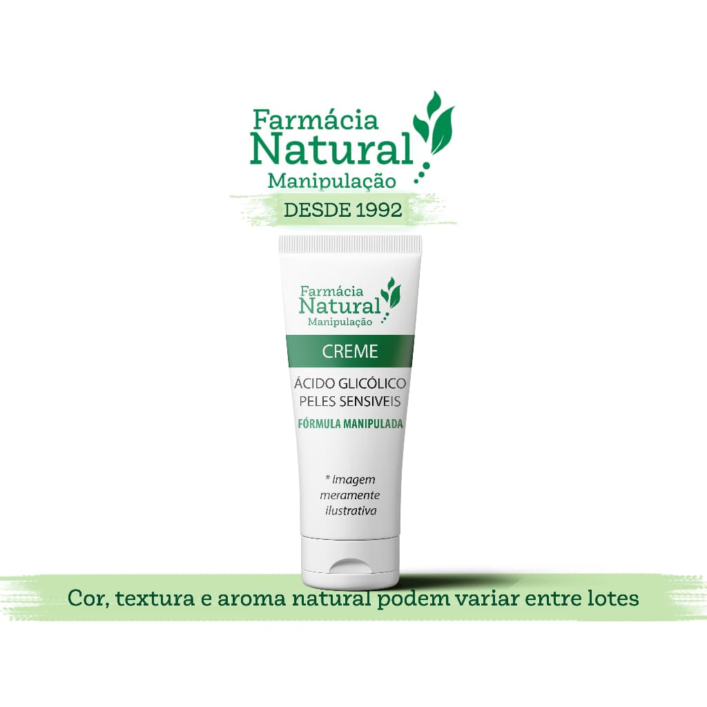 Creme Ácido Glicólico Alantoína Alfa bisabolol Esfoliante 60|100g