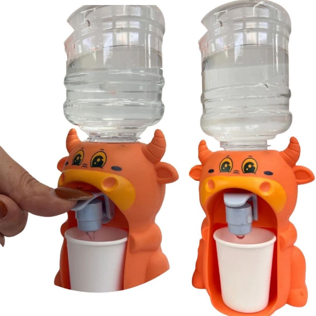 Mini Bebedouro Dispenser De Água Divertido Com Copo Capacidade 150ml Infantil Kids