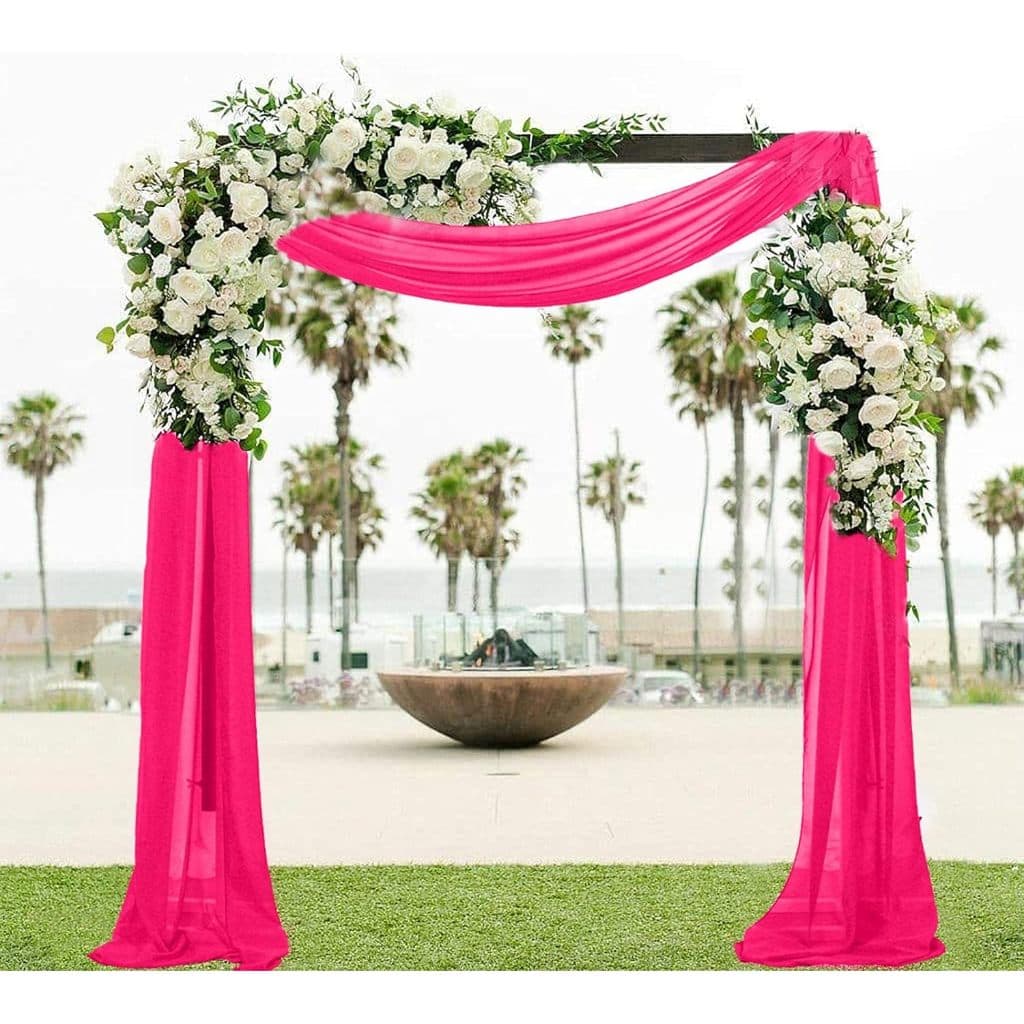 Tecido Voil Pink 20mt comprimento x 3,00mts Largura - Transparência Cortinas Decoração e Festas