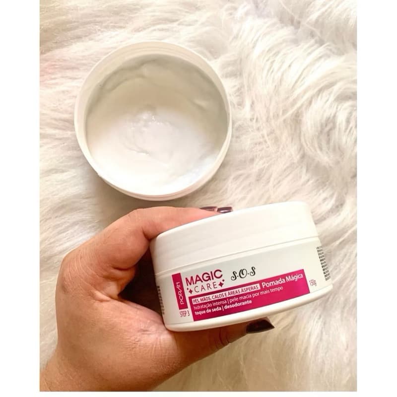 POMADA MÁGICA para pés, mãos, calos e áreas ásperas SOS Magic Care 150g - Poran