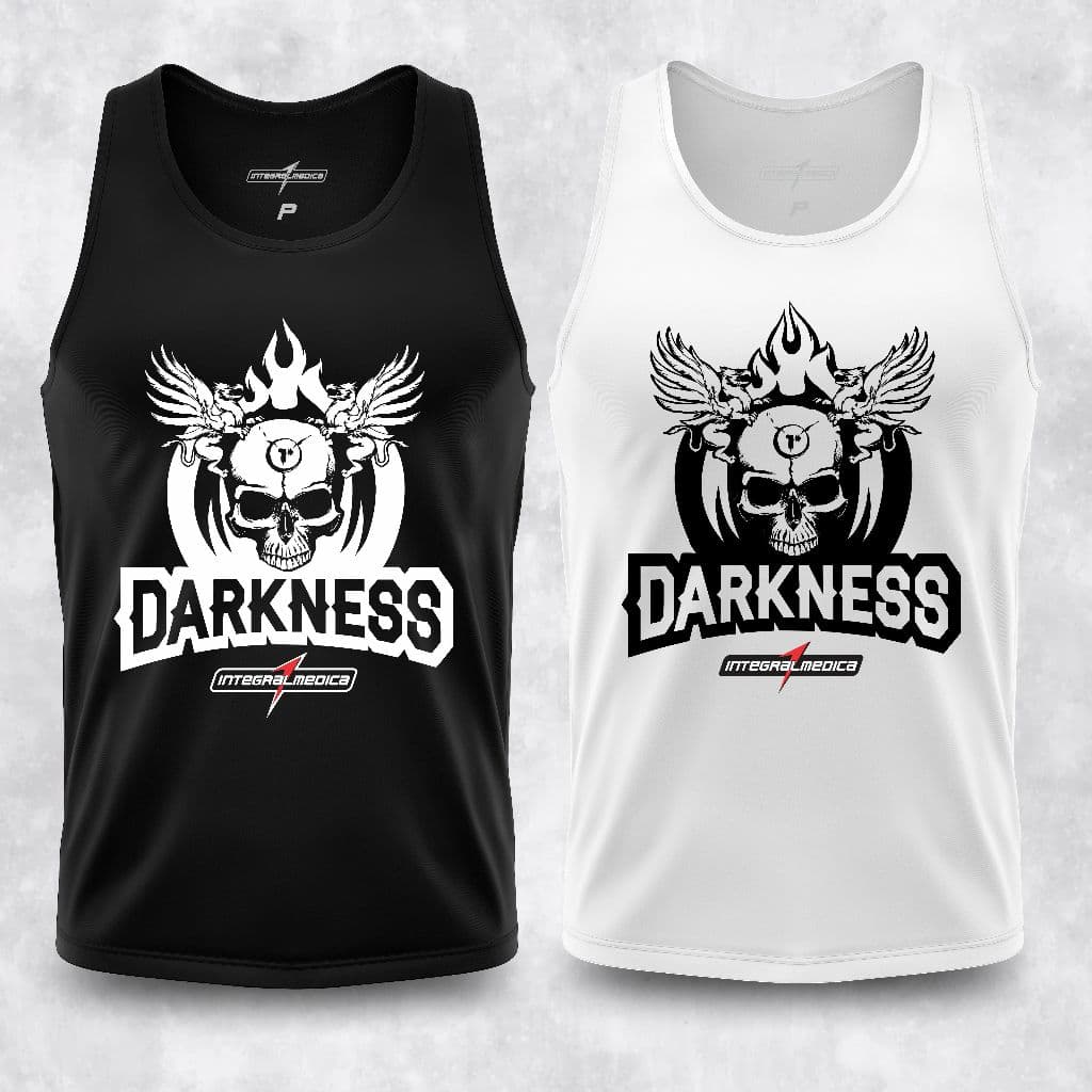Regatas Darkness Dry Fit Esportiva - Academia - Treino