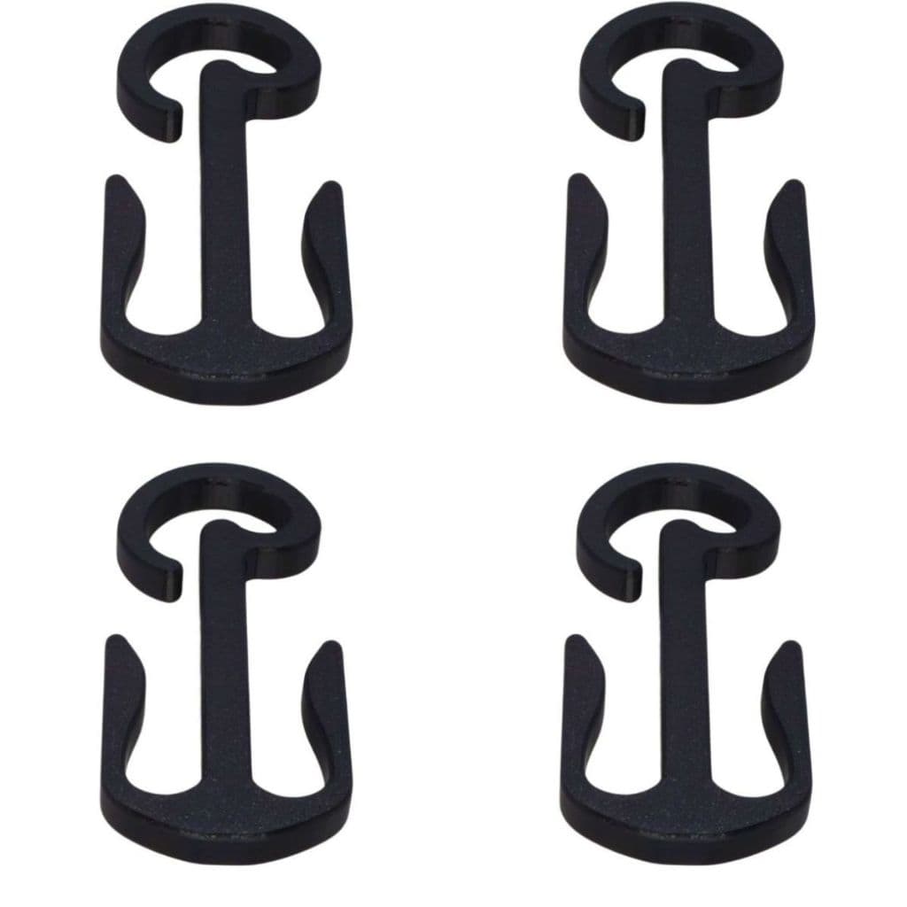 kit 4 Cabides De Varal Para Tênis Preto  Secagem Rápida, Pratica