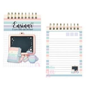 ✨ Caderno de Anotações A6 – 100 folhas pautadas ✨