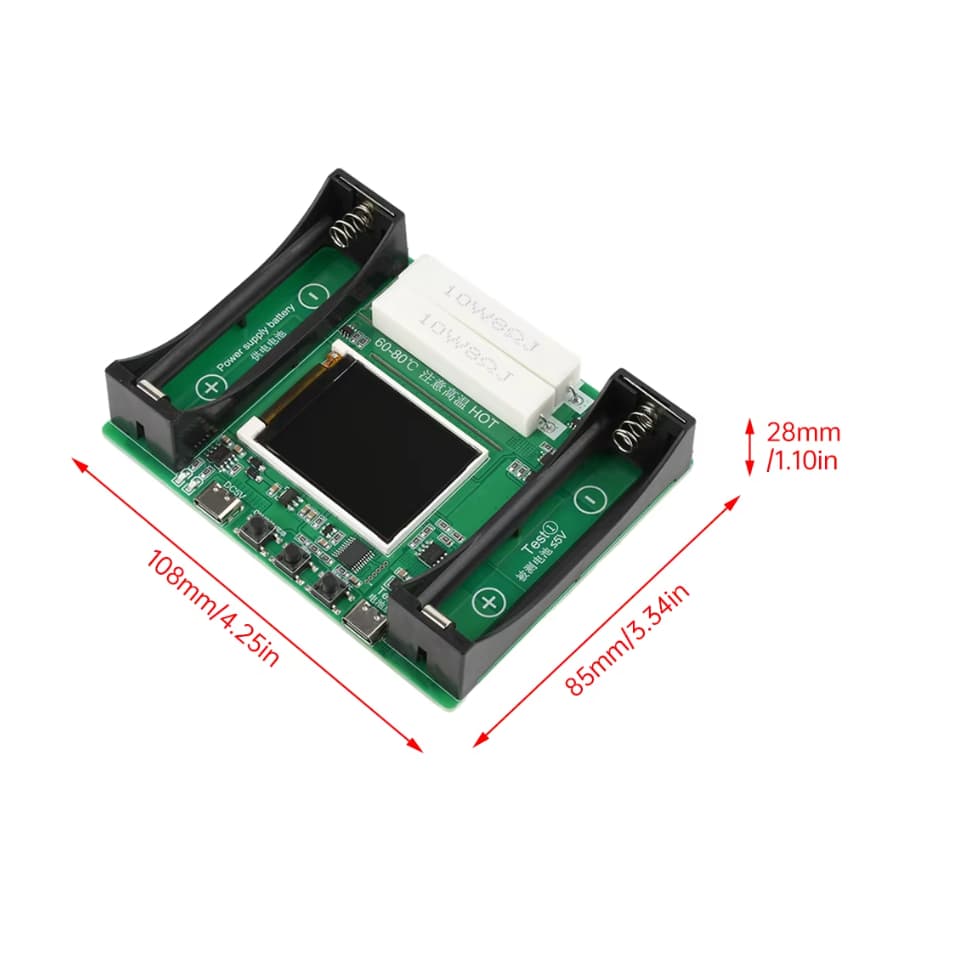 Testador de capacidade de bateria de lítio RESITENCIA