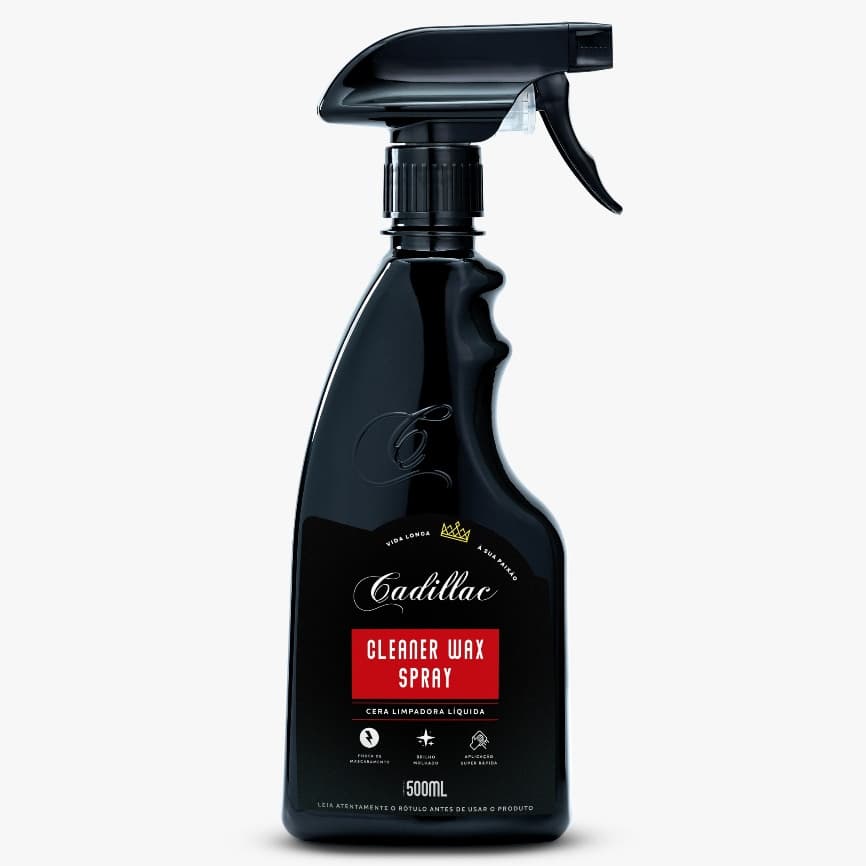 Cera Cleaner Wax Spray Cadillac 500ML Facil Aplicação