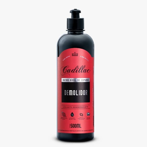 Lava Auto Desengraxante Demolidor Cadillac 500ML Para Sujeiras Pesadas