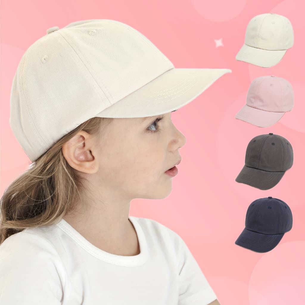 Boné de beisebol ajustável para crianças para meninos e meninas bebês