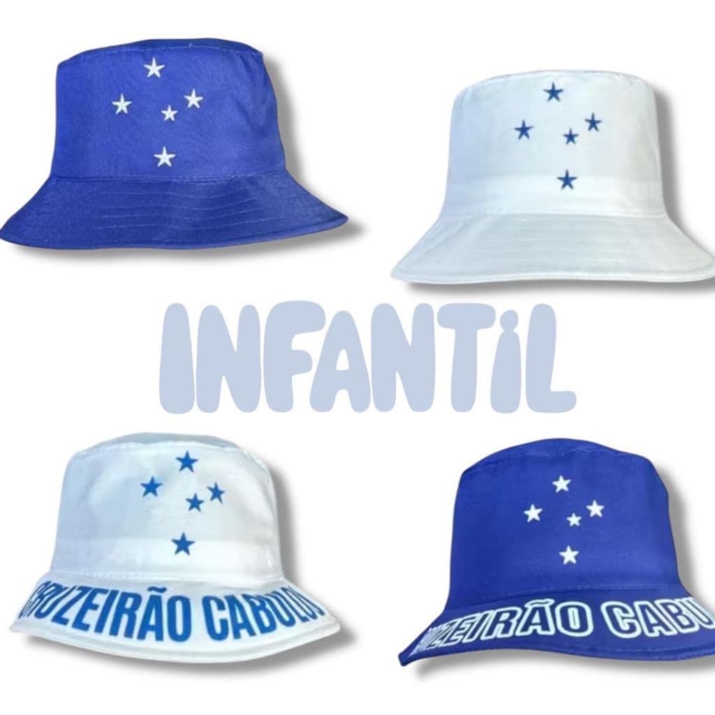 Bucket do Cruzeiro INFANTIL chapeu cruzeirão cabuloso Raposa