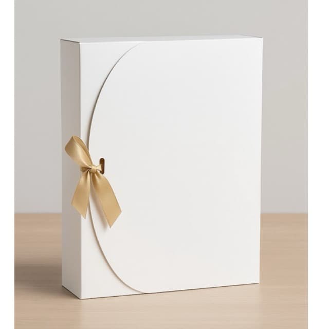 caixas para presente com o estilo elegância BRANCA ou kraft Tamanho 19x18x5 Cm Lembrancinha 10 unid