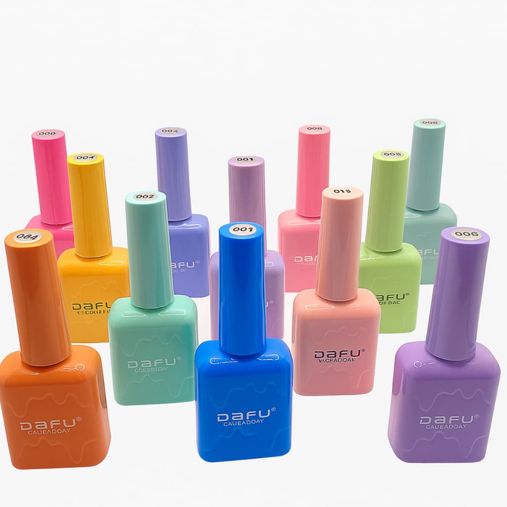 Esmalte em Gel Dafu Cores Pastéis – Longa Duração e Brilho Intenso