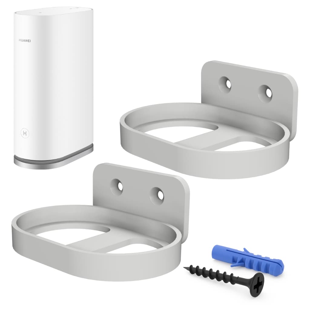 Kit 2 Suporte Parede P/ Roteador Huawei Wifi Mesh 3 Ws8100