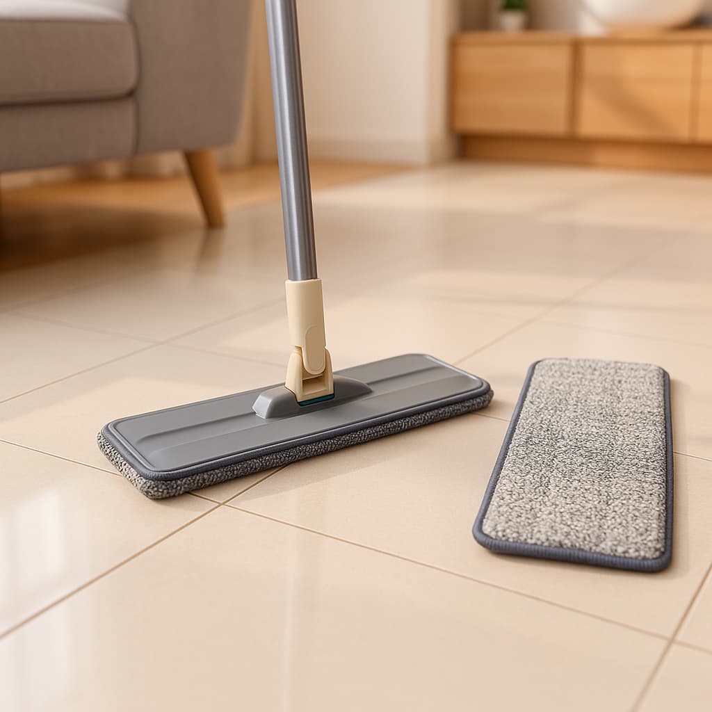 Kit com 2 Refis de Microfibra para Mop Flat – Alta Absorção  Limpeza em Todos os Tipos de Pisos