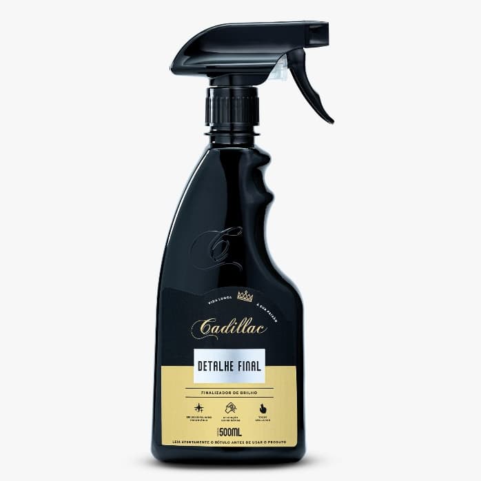 Detalhe Final Finalizador de Brilho Automotivo Cadillac 500ML