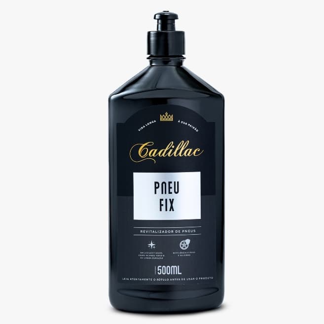 Pneu Fix Revitalizador de Pneus Pretinho Cadillac 500ML