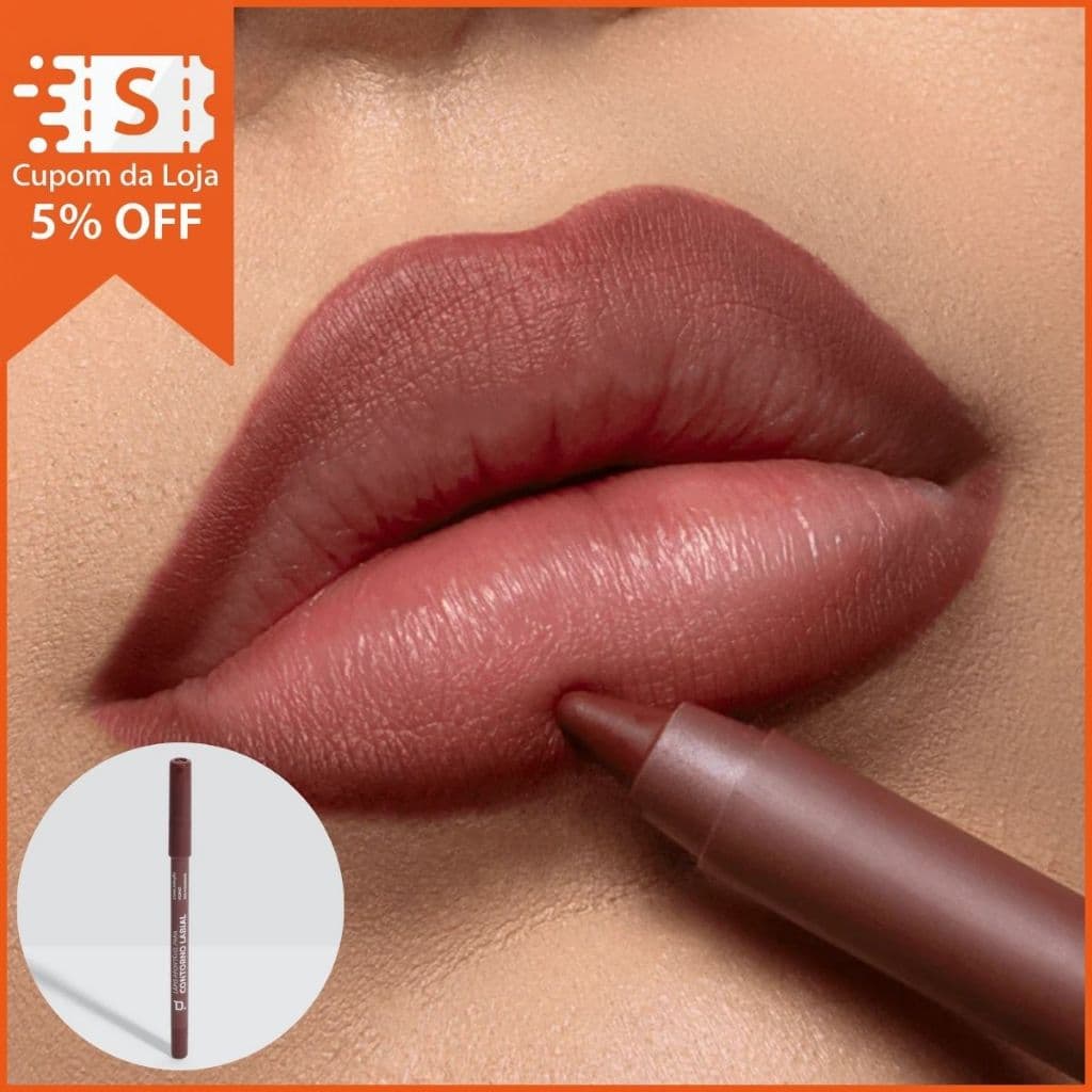 Lápis Apontável para Contorno Labial 1,5g | Dailus | Definição Precisa e Longa Duração