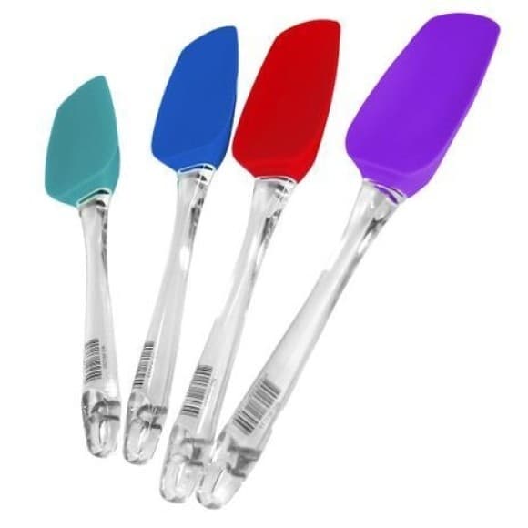 Espátula de Silicone Pão Duro com Cabo Acrílico