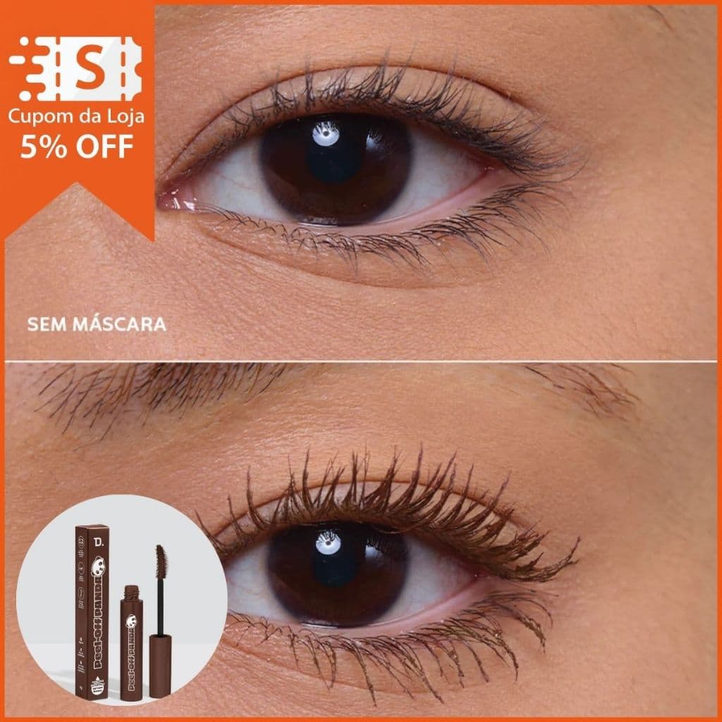 Mascara de Cilios Dailus Peel-Off Panda 6g | Fácil Remoção sem Efeito Panda