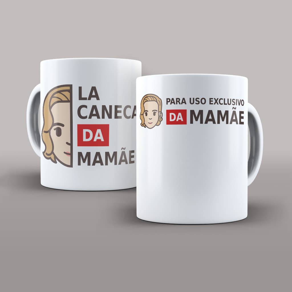 Caneca dia das maes la caneca de mamae cafe rainha amor love