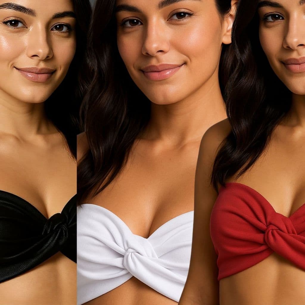 1-2-3 TOP FAIXA VERÃO 2026 TENDENCIA BLOQUEIRA  MODINHA CROPED FEMININO Cropped TRANÇADO SEM BOJO