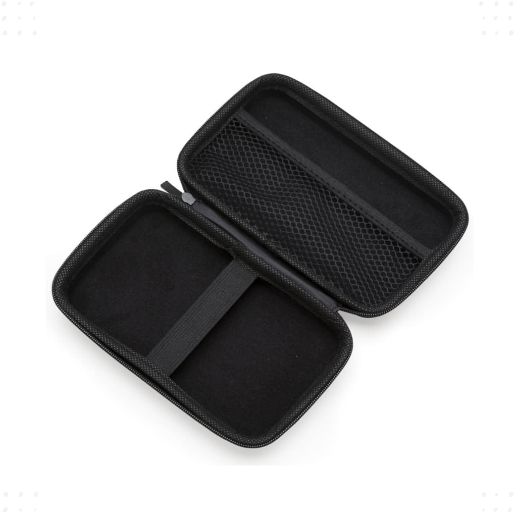 Case Estojo Para Kits Tecnológicos C/ Zíper Elástico 14,5x9 Cabo/ Fone P/Celular