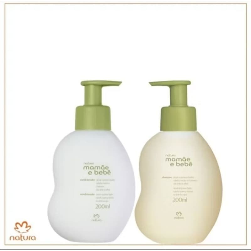Shampoo e Condicionador Mamãe e Bebê Natura