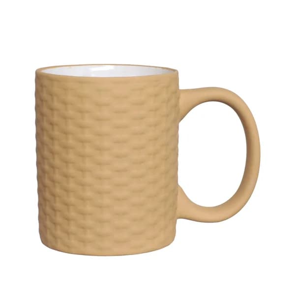 Caneca Porcelana Rattan 310ml Hauskraft Premium Chá Chocolate