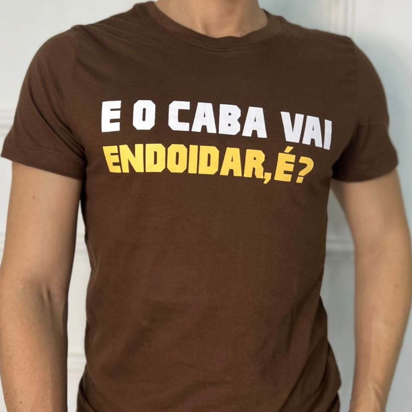 Camiseta masculina T-shirt algodão camisa e o caba vai endoidar nordeste