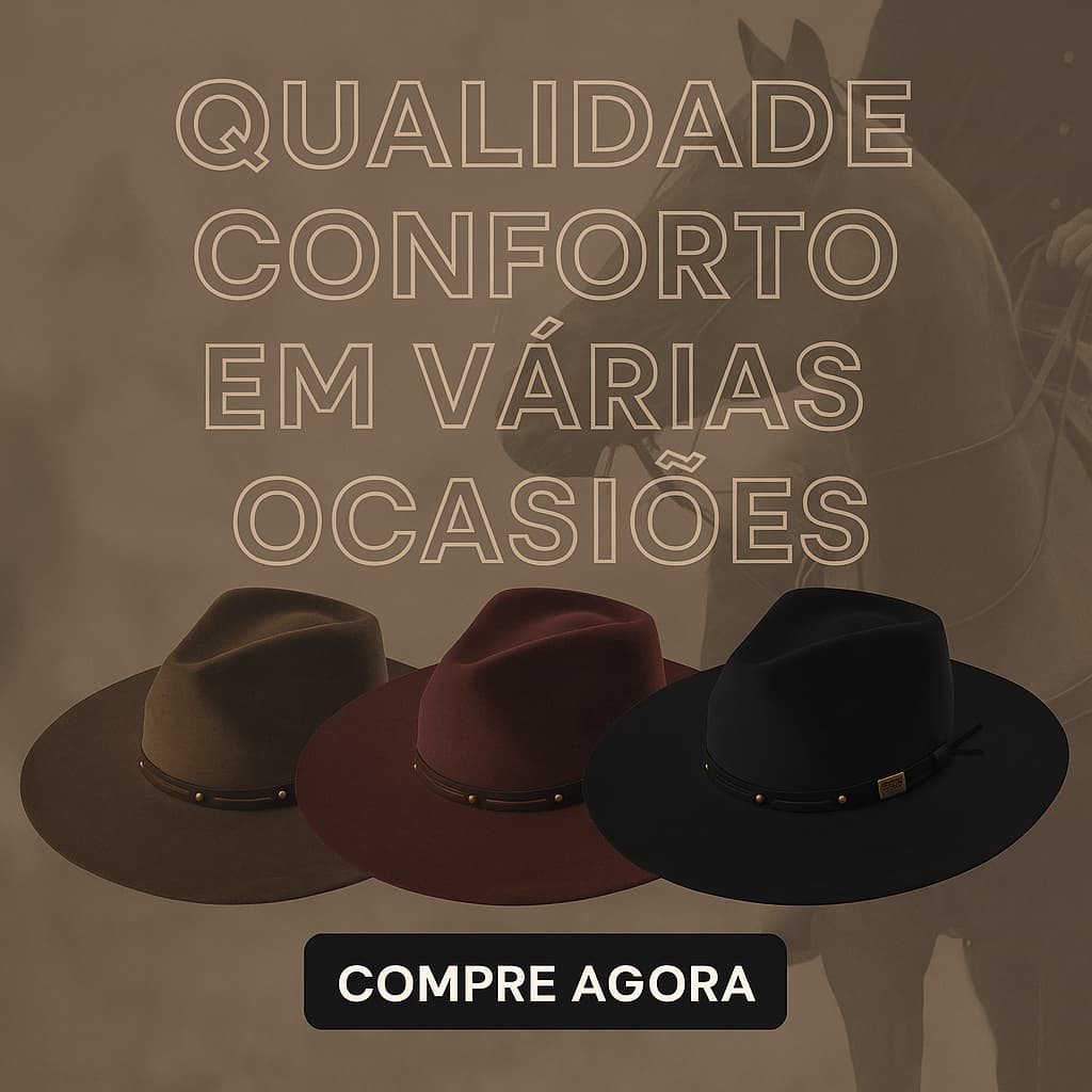 Chapéu Campeiro Gustavo Lima Country Rodeio Cavalgada Gado