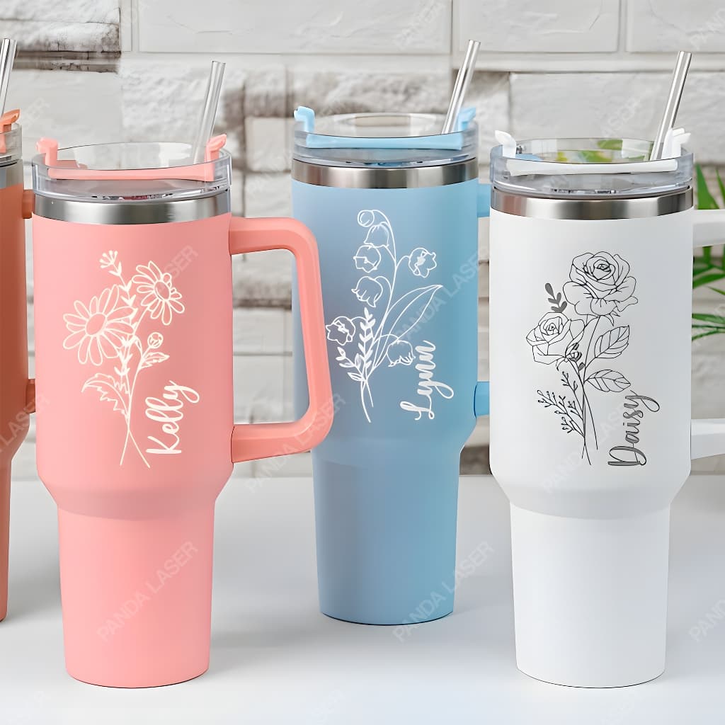 Copo Garrafa Térmica Água 1200 ml Personalizada, Copo Térmico Grande com Canudo
