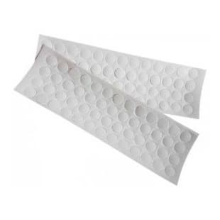 Kit 2 Cartelas Tapa Furo Adesivo para Móveis MDP MDF - 100 tapa furos branco TX