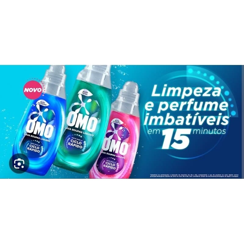 OMO Ciclo Rápido – Sabão Líquido Concentrado para Lavagem Rápida e Poderosa