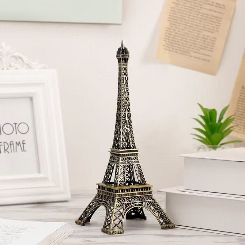 Modelo torre eiffel modelo de construção sala de estar criativa frança paris
