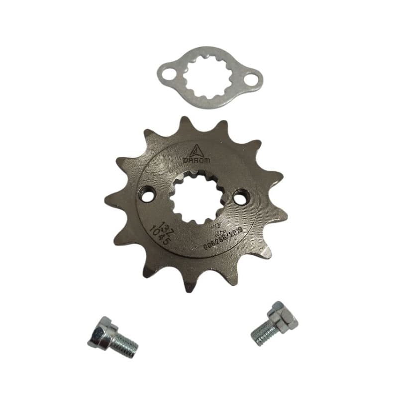 Pinhao 13 Dentes 01 Trava 02 Parafuso CBX Twister 250 Tornado Ano 2001 02 03 04 05 06 07 08 Passe 520